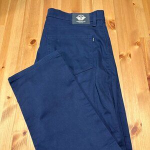Dockers Blue Chinos Khakis Straight Fit 35x32